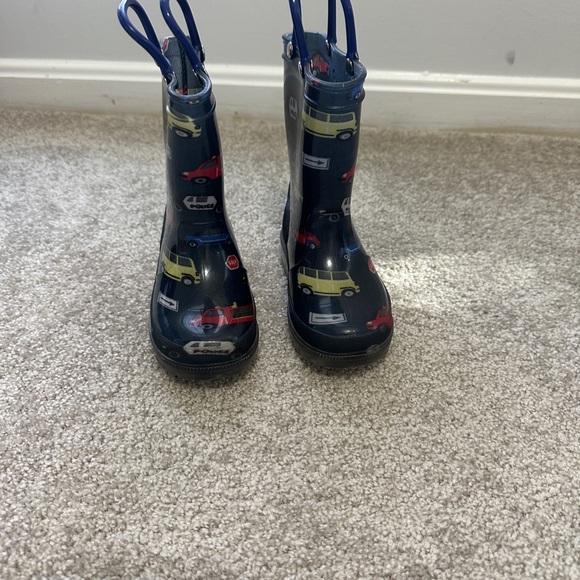 HugRain Light Up Rain Boots for Little Kids 8 toddler - Picture 4 of 5